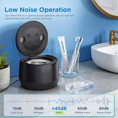 Includes tweezer and cleaning accessories