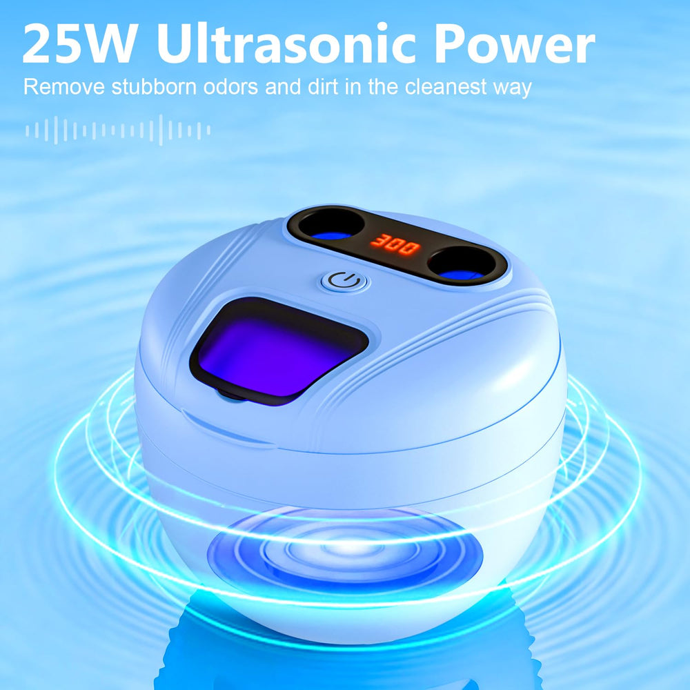 Side view of the Dental Ultrasonic Retainer Cleaner