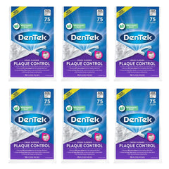 DenTek Cross Flosser Plaque Control Floss Picks – X-shaped floss hugs teeth