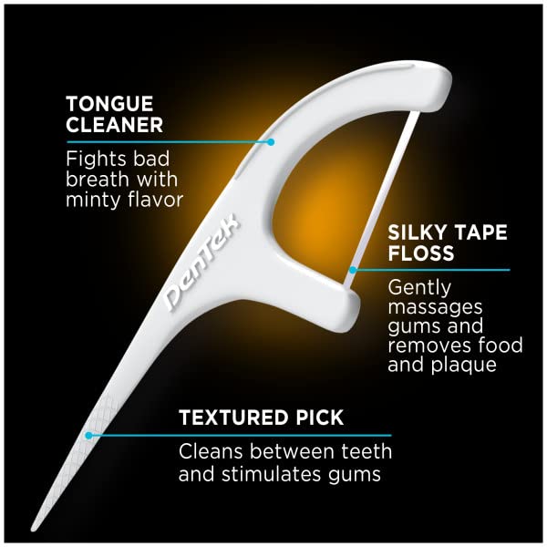 Multiple DenTek travel cases for on-the-go oral care