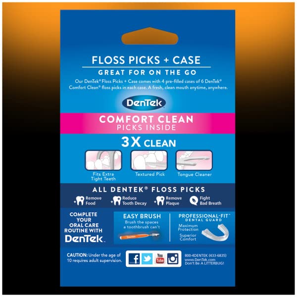 Portable DenTek oral care kit for travel