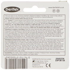 Applying Temparin temporary filling material