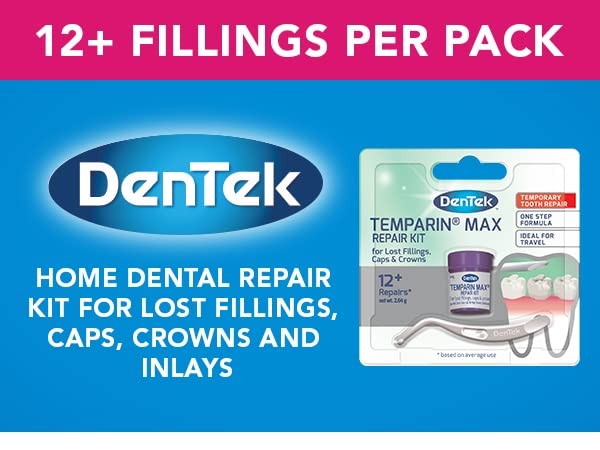 Temparin filling material sealing a tooth area