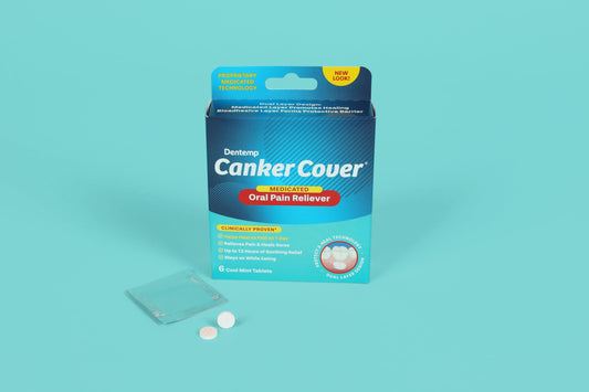 Six mint-flavored canker sore patches