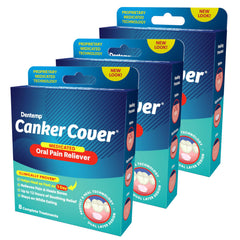 Dentemp Canker Cover packaging with 24-count supply