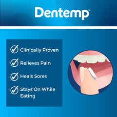 Product shot of Dentemp Canker Cover with logo and packaging