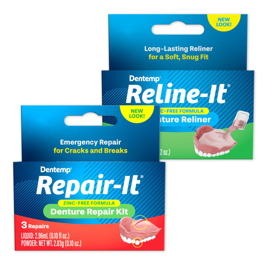 Dentemp Repair-it Denture Repair Kit components