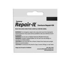 Pack of two Dentemp Repair-It Advanced Formula Denture Repair Kits
