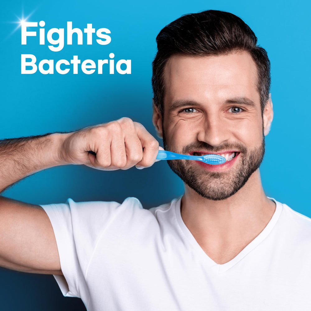1,000 ppm fluoride badge on toothpaste packaging