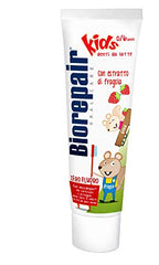 Healthy gums concept with kids' toothpaste