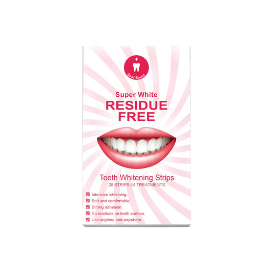 DentiSmart Teeth Whitening Strips packaging with 28 strips