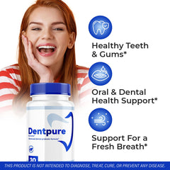 Close-up of Dentpure Probiotics capsules