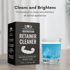 DENTRA DENTAL tablets for retainers, aligners, and mouth guards