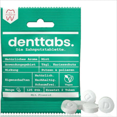 Denttabs 125-piece tablets box front