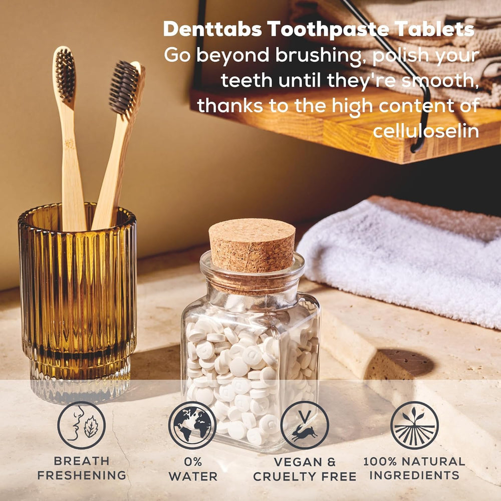 Plastic-free packaging for Denttabs 125 pc