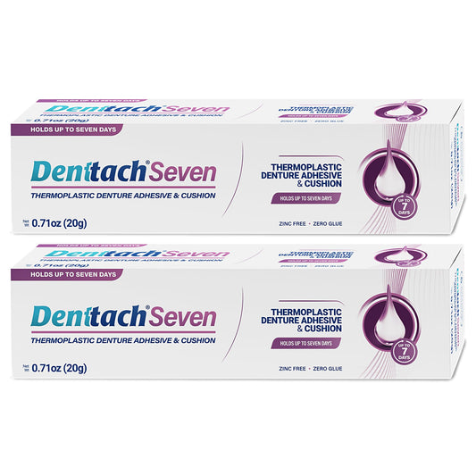 Denttach Thermoplastic Denture Adhesive packaging (Pack of 2)