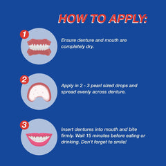 1.4 oz denture adhesive tube close-up