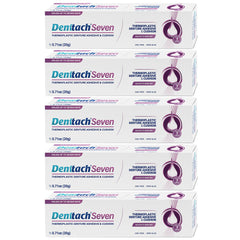 Packaging of zinc-free denture adhesive and cushion reliner