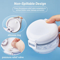 Detachable strainer basket that lifts automatically
