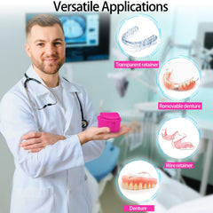 Removable drain basket in denture soaking case
