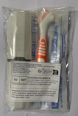 Versatile denture brush suitable for retainers and mouth guards