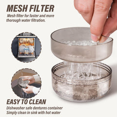 Travel-friendly retainer and dental appliance storage case