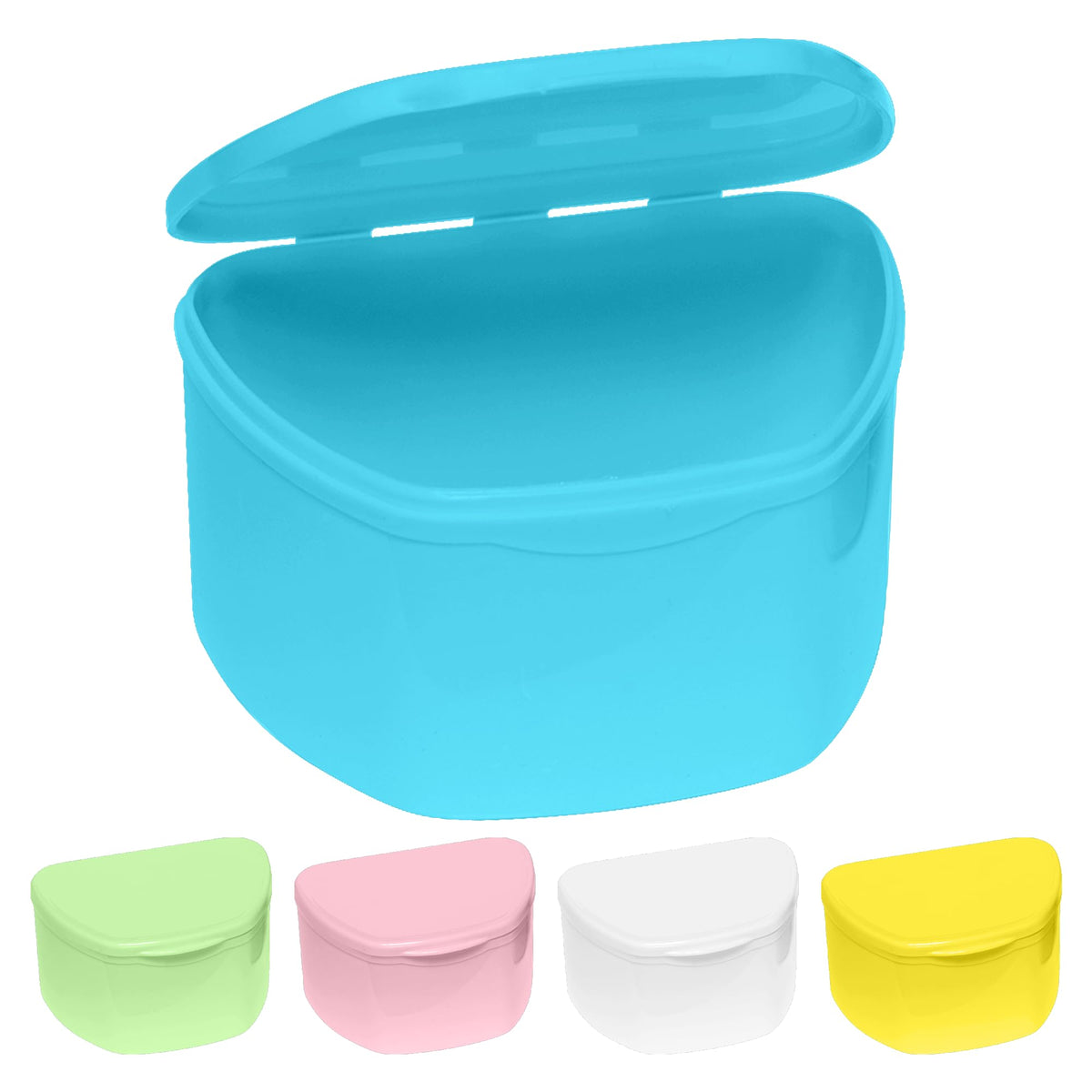 PlastCare USA 5-color denture case pack packaging