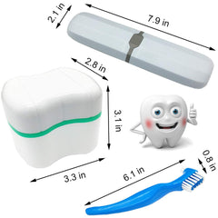 Non-slip toothbrush grip and dual-sided brush head