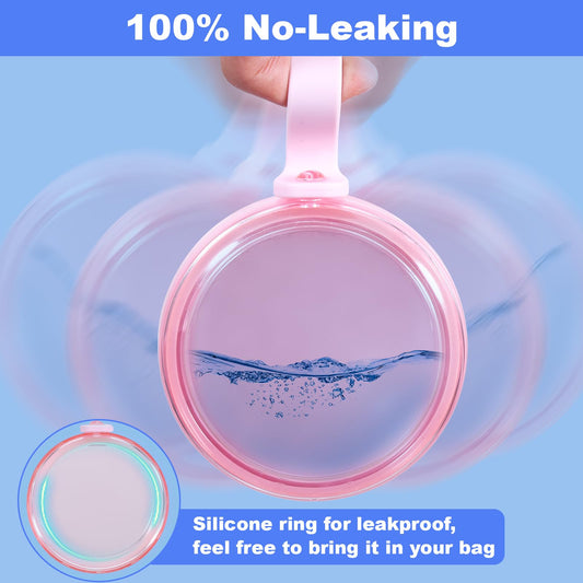Denture bath cup with silicone seal under the lid
