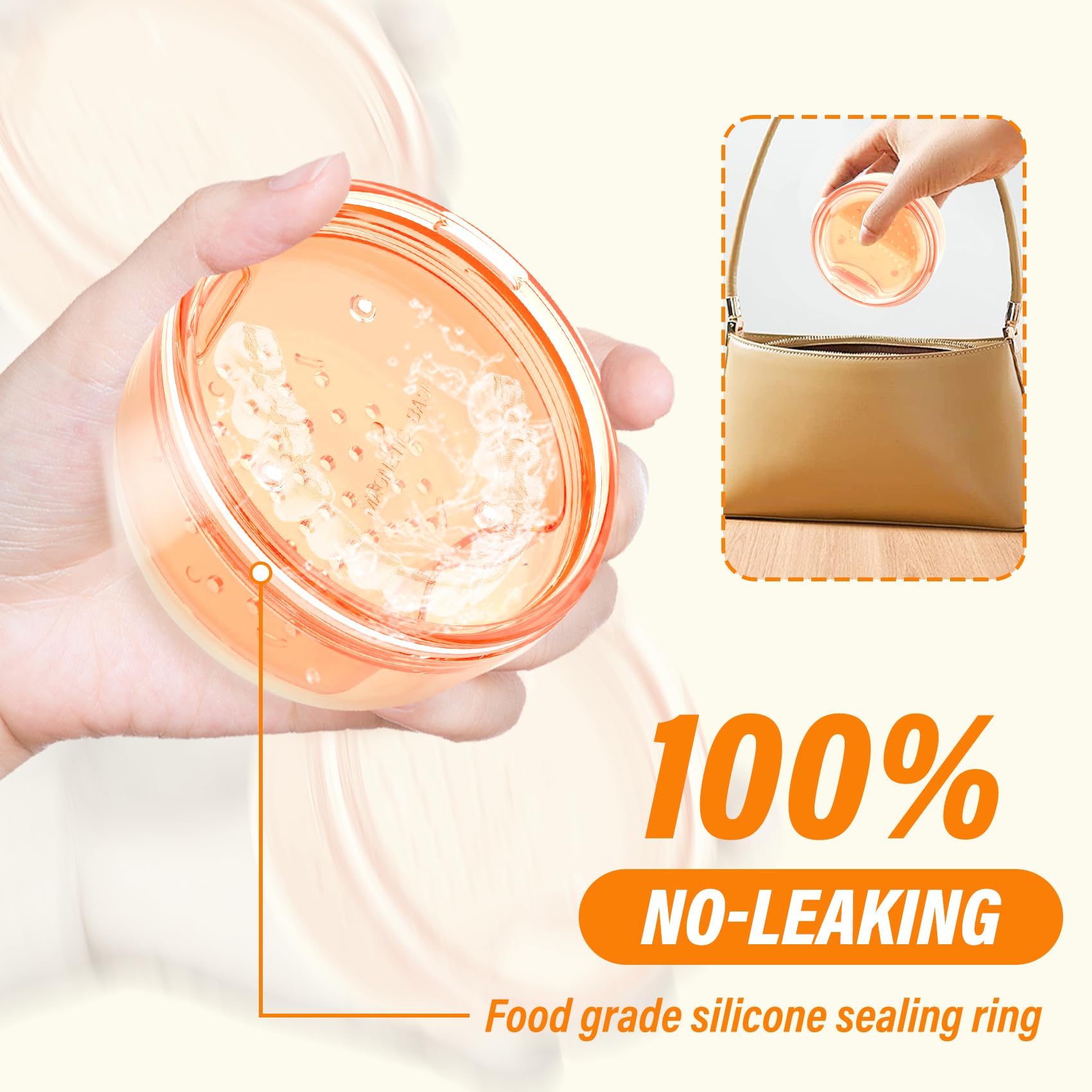 Compact travel-size denture case for portability
