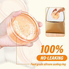 Compact travel-size denture case for portability