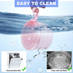 Professional denture cleaner brush included with the case