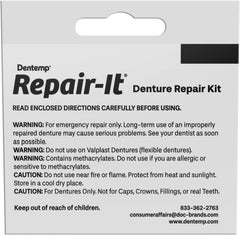 Zinc-free formula for the denture repair kit