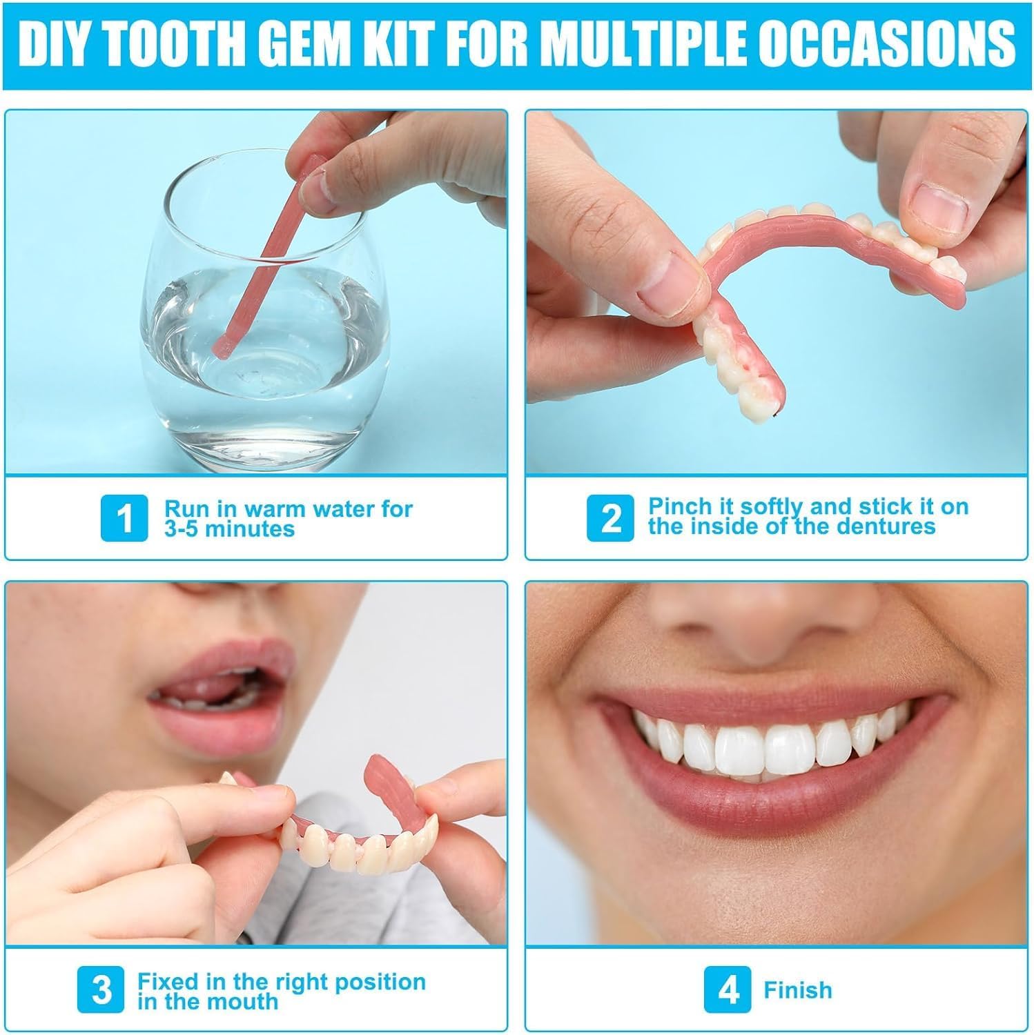 DIY toolkit components for denture making