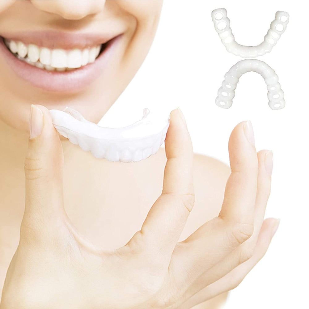Denture kit improving smile with realistic look