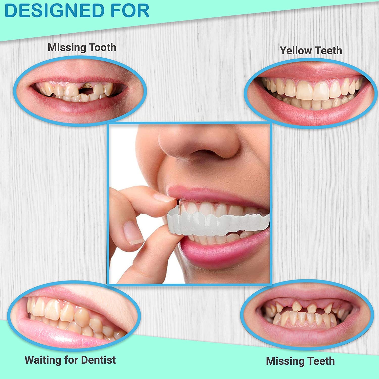 Use after cleaning for a natural smile instantly