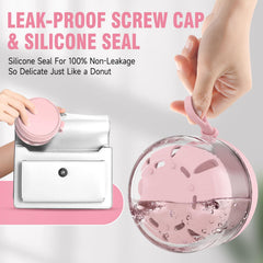 Denture kit including brush, strainer and mirror