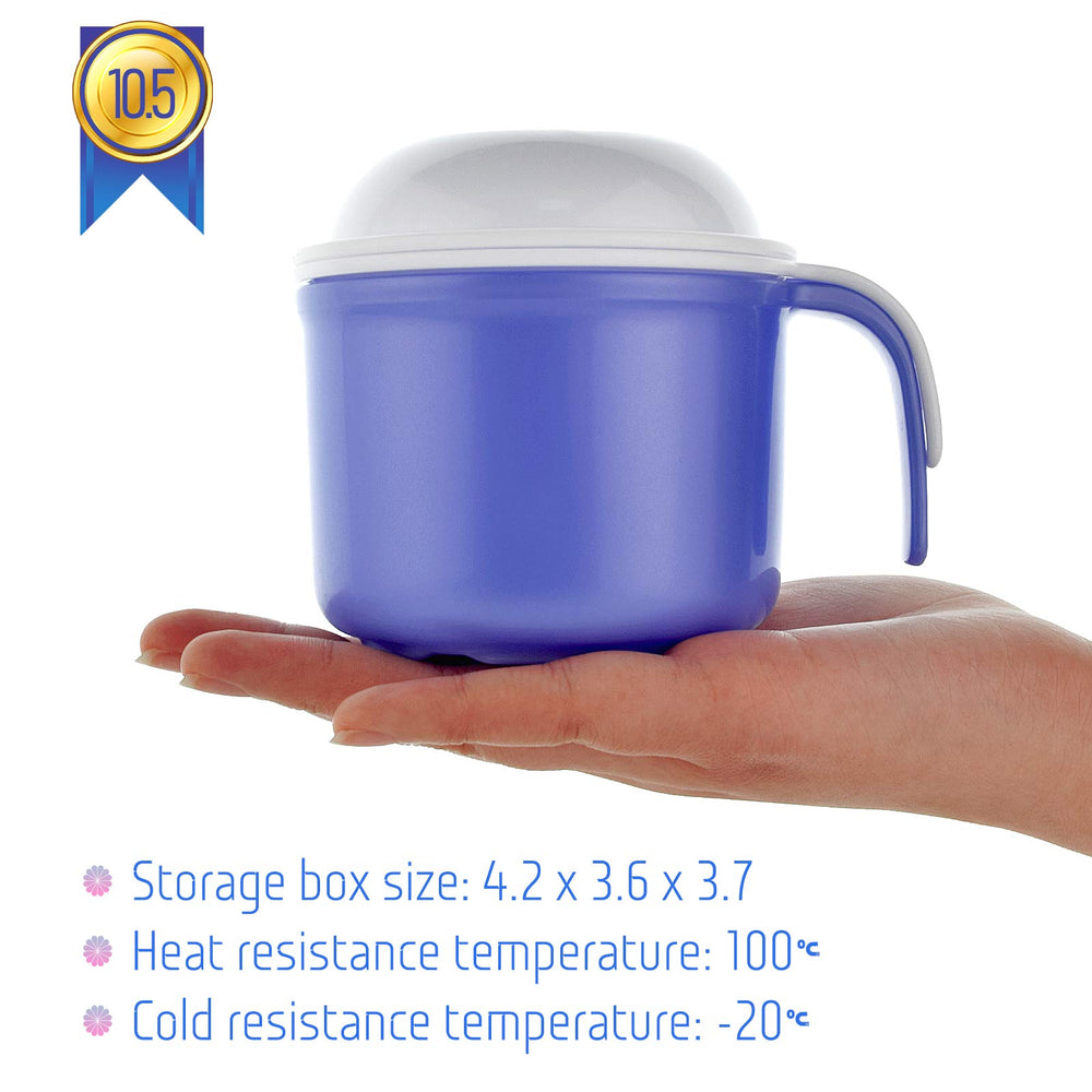 Denture storage box made of food-grade PP, 300 ml capacity