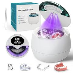Front view of denture ultrasonic cleaner machine