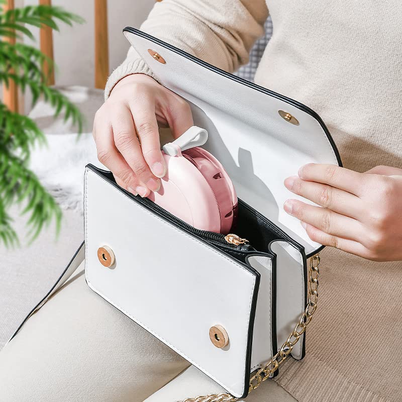 Pink denture case packaging and accessories