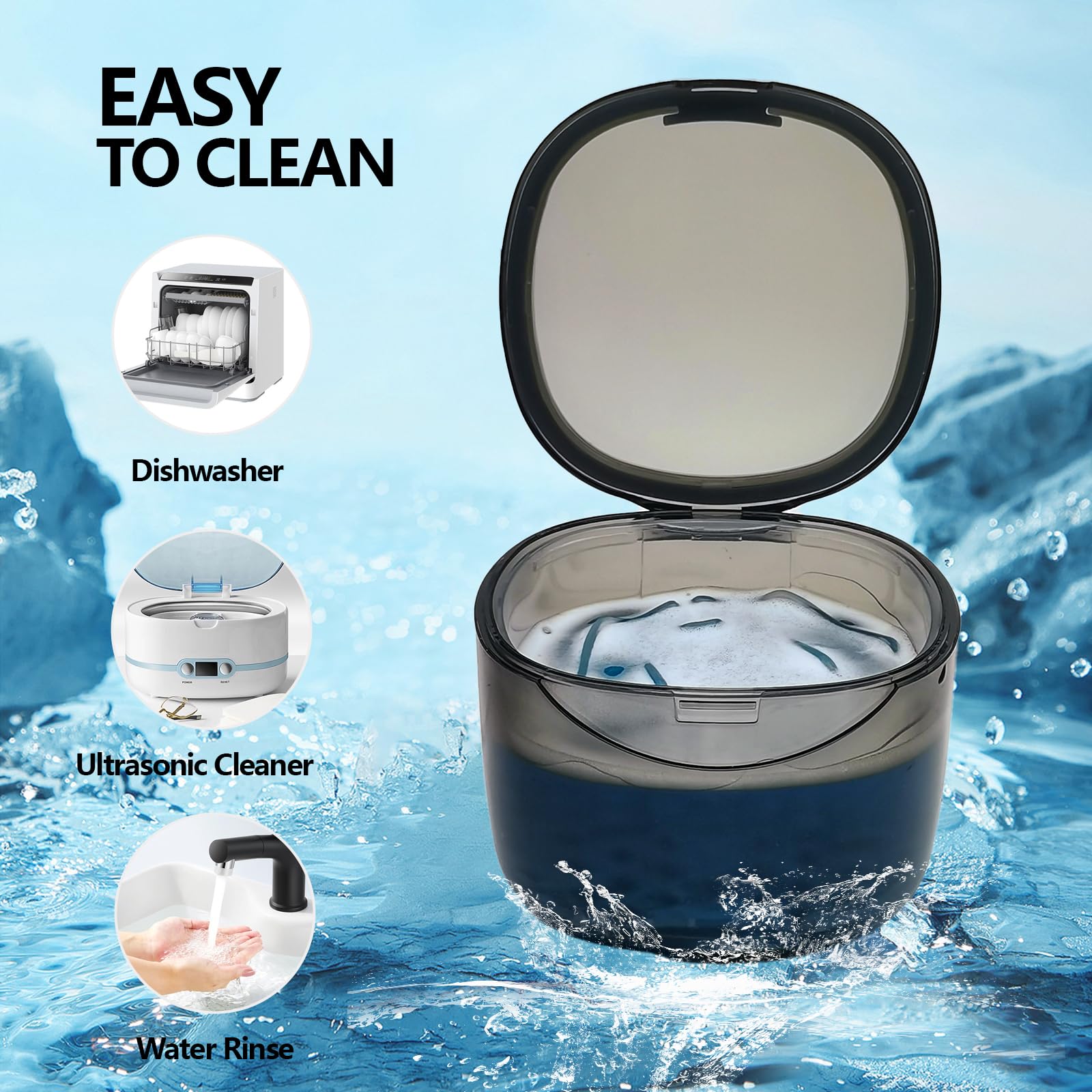 Leak-proof design for household, travel, or office use