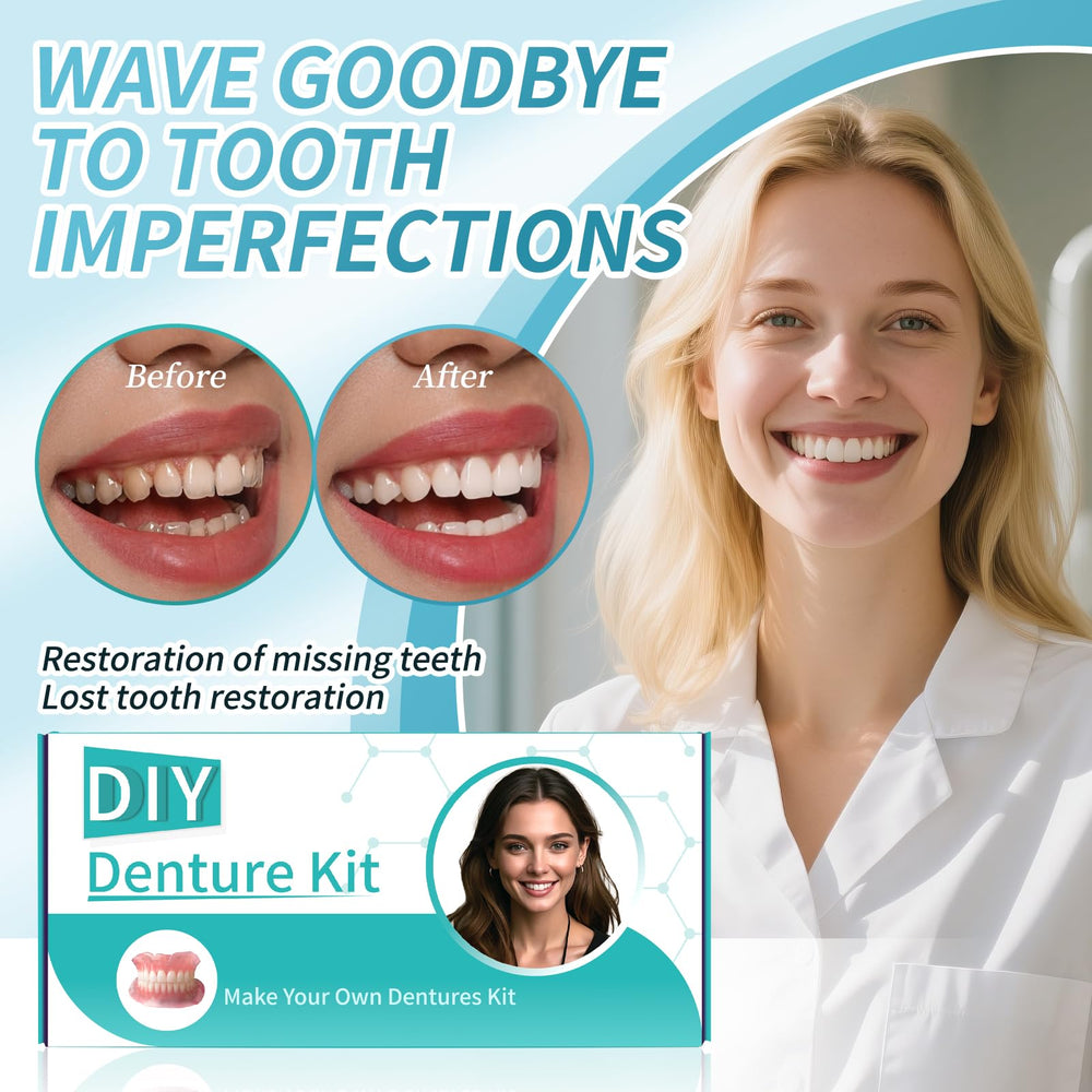 Hands shaping denture teeth to customize smile