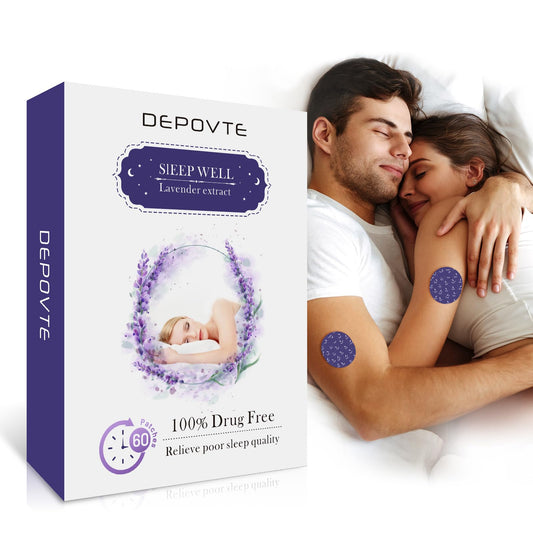 Front view of DEPOVTE Sleep Patches 60pcs