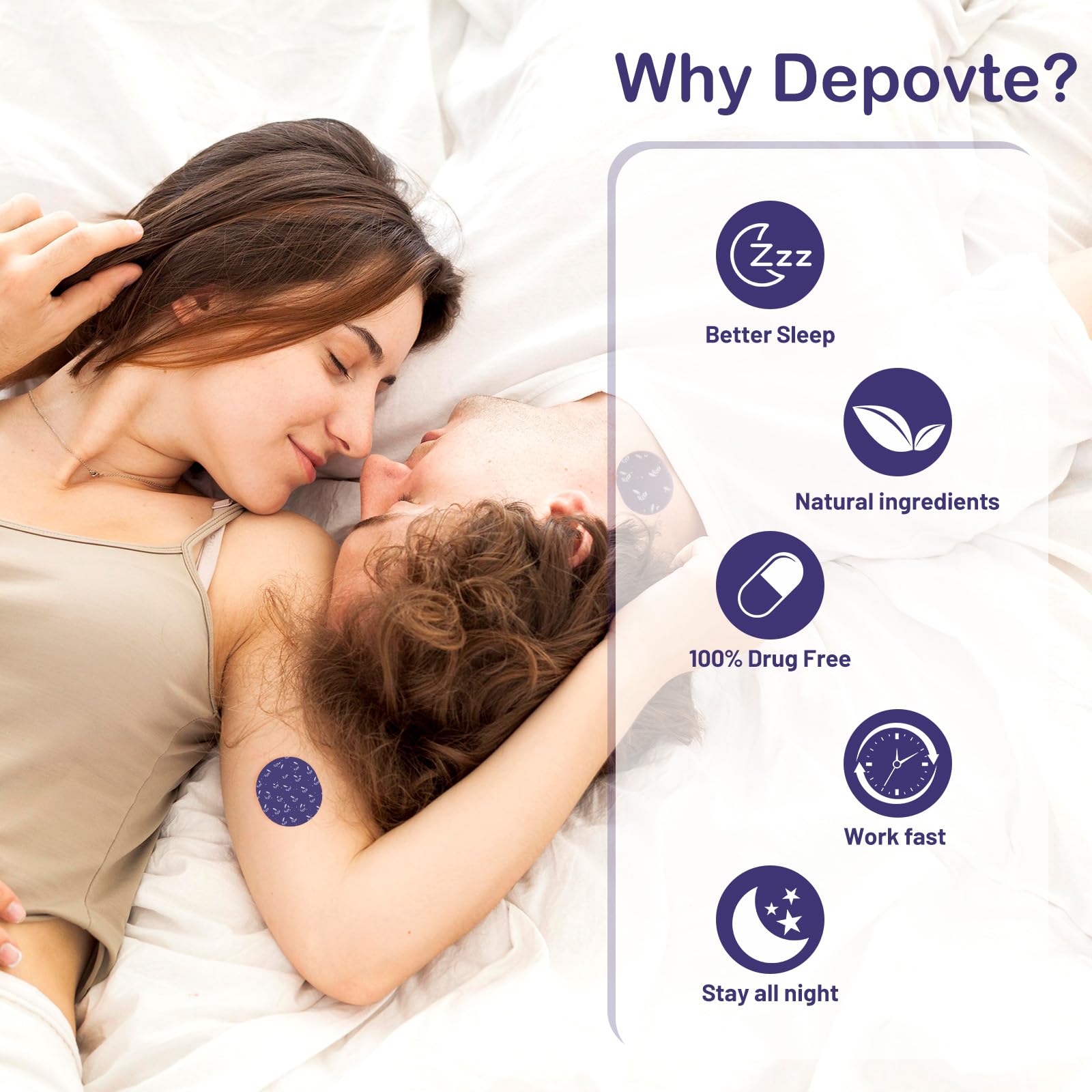 DEPOVTE Sleep Patches 60pcs product pack shot