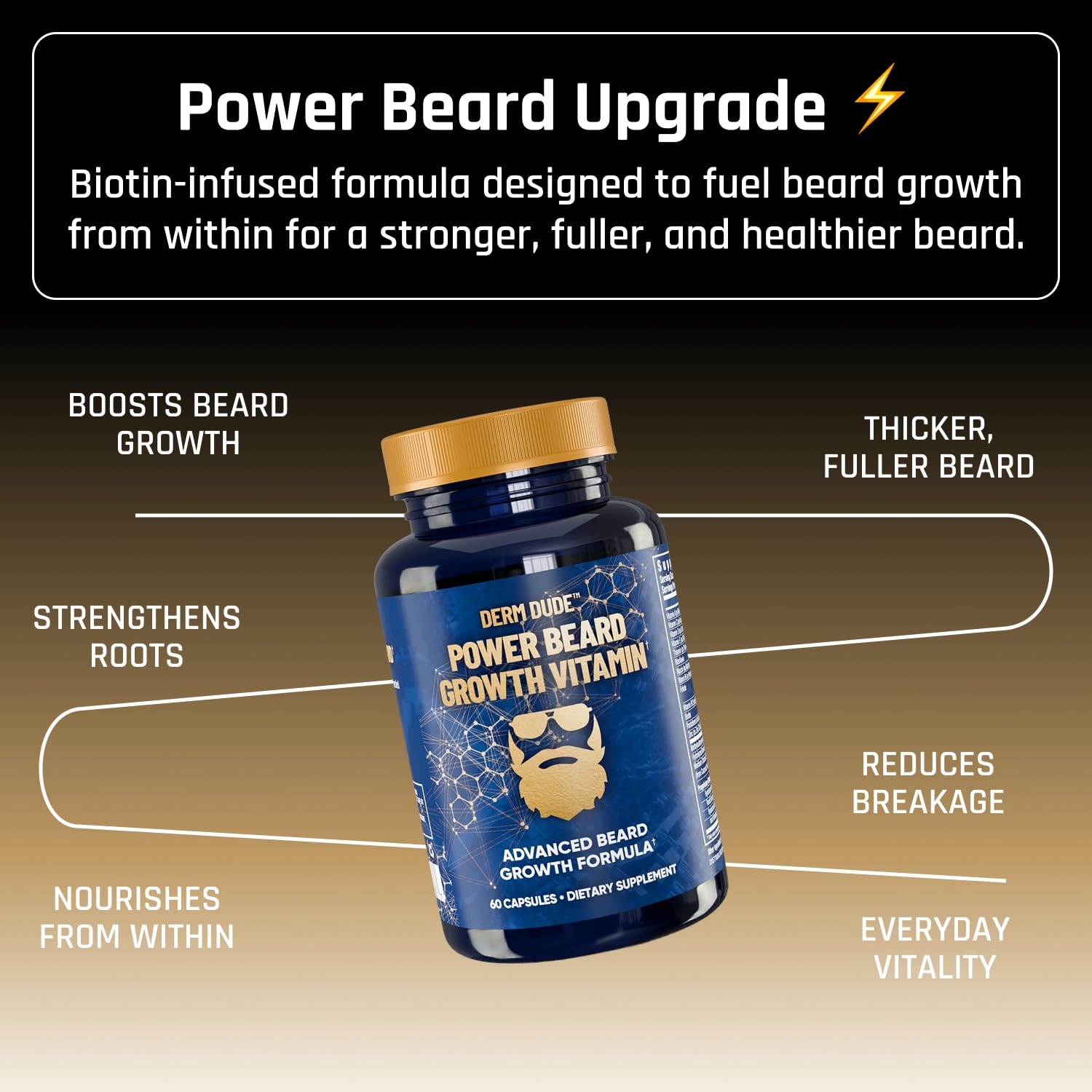 Close-up of supplement bottle label showing ingredients