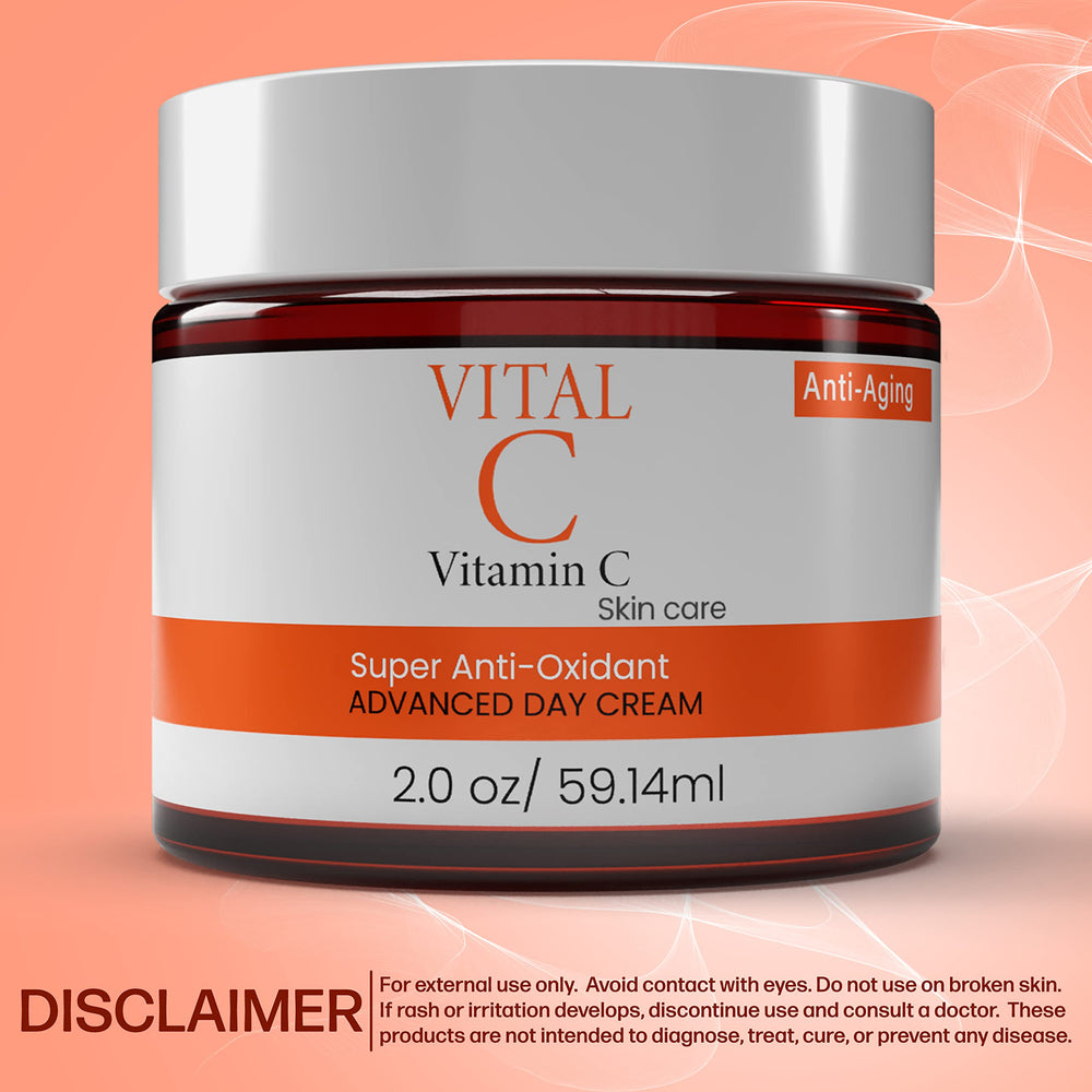 Dermapeutics Vitamin C cream application in bright daytime routine.