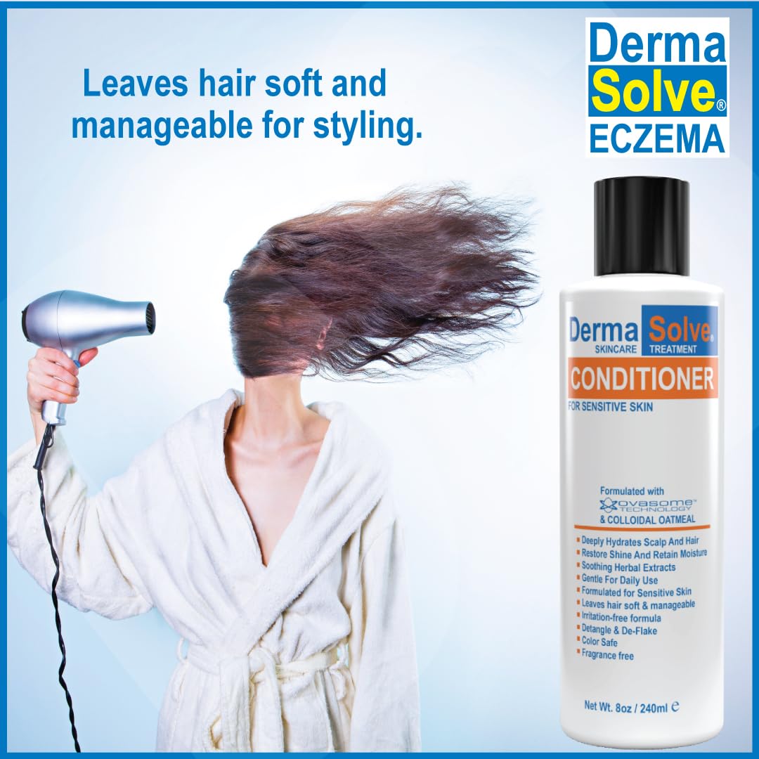 Dermasolve steroid-free fragrance-free label communicates safe use for adults and kids.