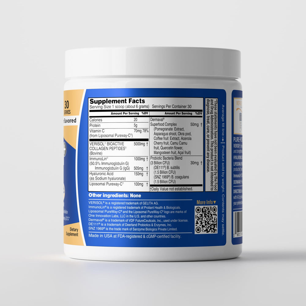 Collagen Fusion+ 7-in-1 Powder with VERISOL® & ImmunoLin® – Skin, Hair ...