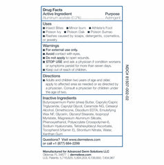 Dermeleve dermatologist-developed anti-itch cream in clinical context.