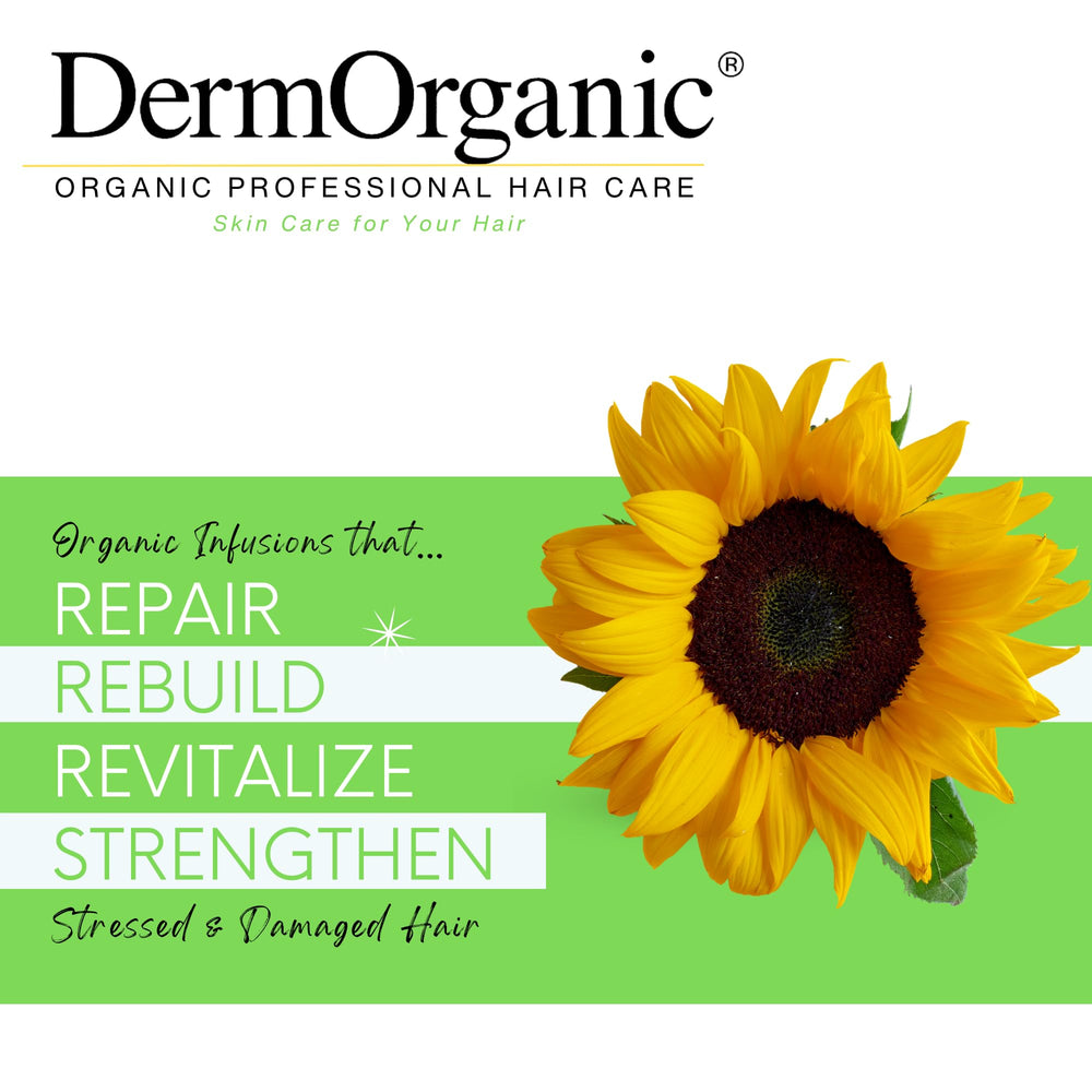 DermOrganic 8-Way Thermal Spray shields hair from sun, wind, chlorine